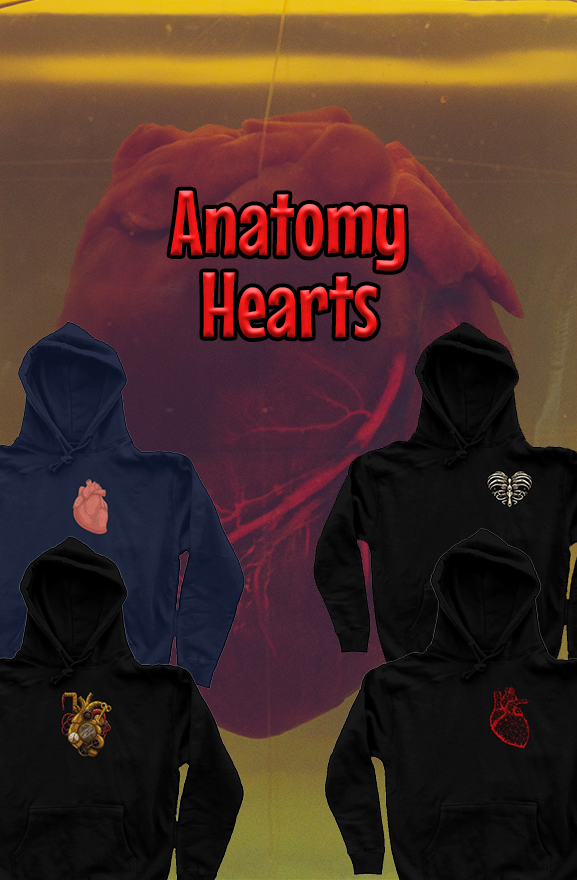 Anatomy Hearts - Heart Hoody