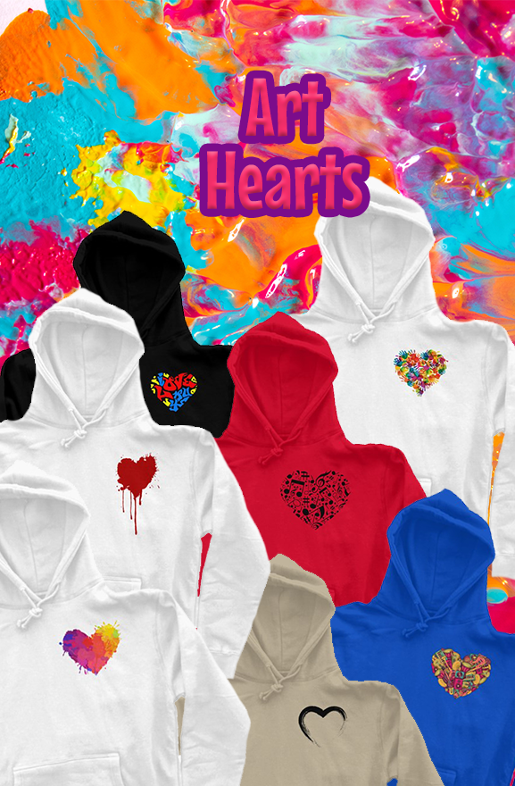 Arts Hearts - Heart Hoody