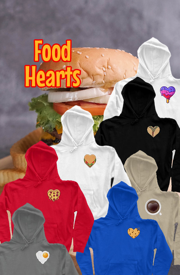 Food Hearts - Heart Hoody