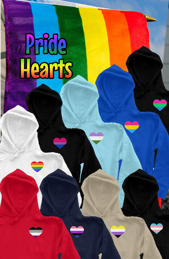 Pride Hearts - Heart Hoody