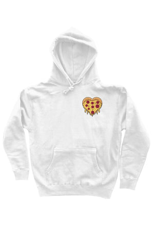 Open image in slideshow, pizza heart hoody (white)
