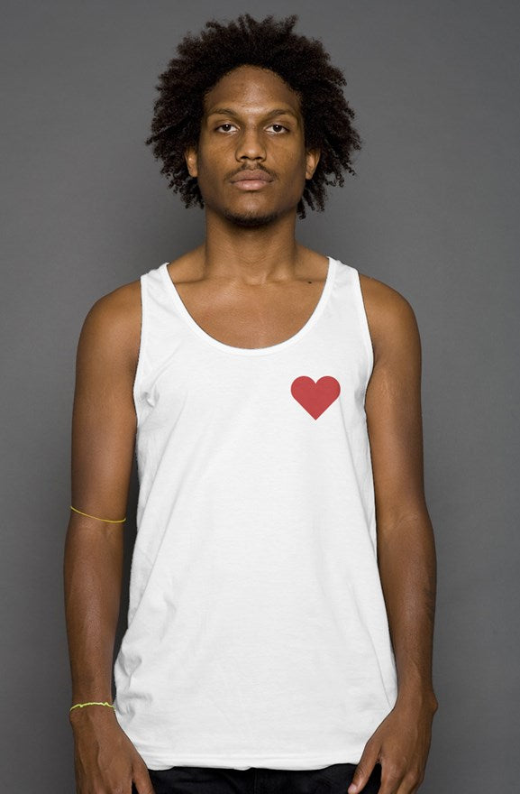 Red Heart tank top (white)