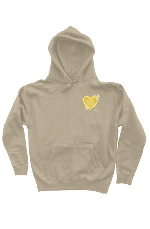 Lemon Heart hoodies tan