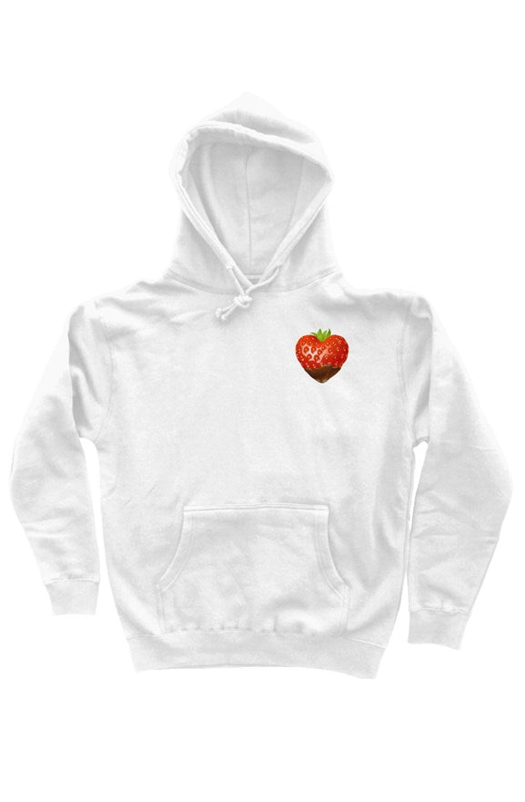 Strawberry (dipped in chocolate) Heart Hoodies w