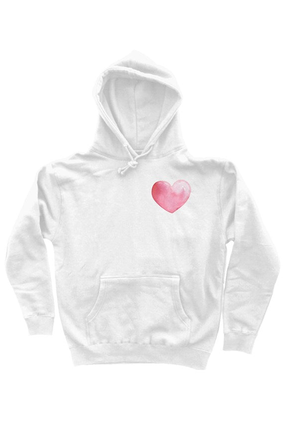 Watercolor Heart Hoodie 